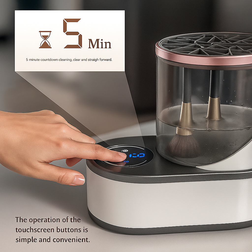 CleanBrush™ – Electric Makeup Brush Cleaner
