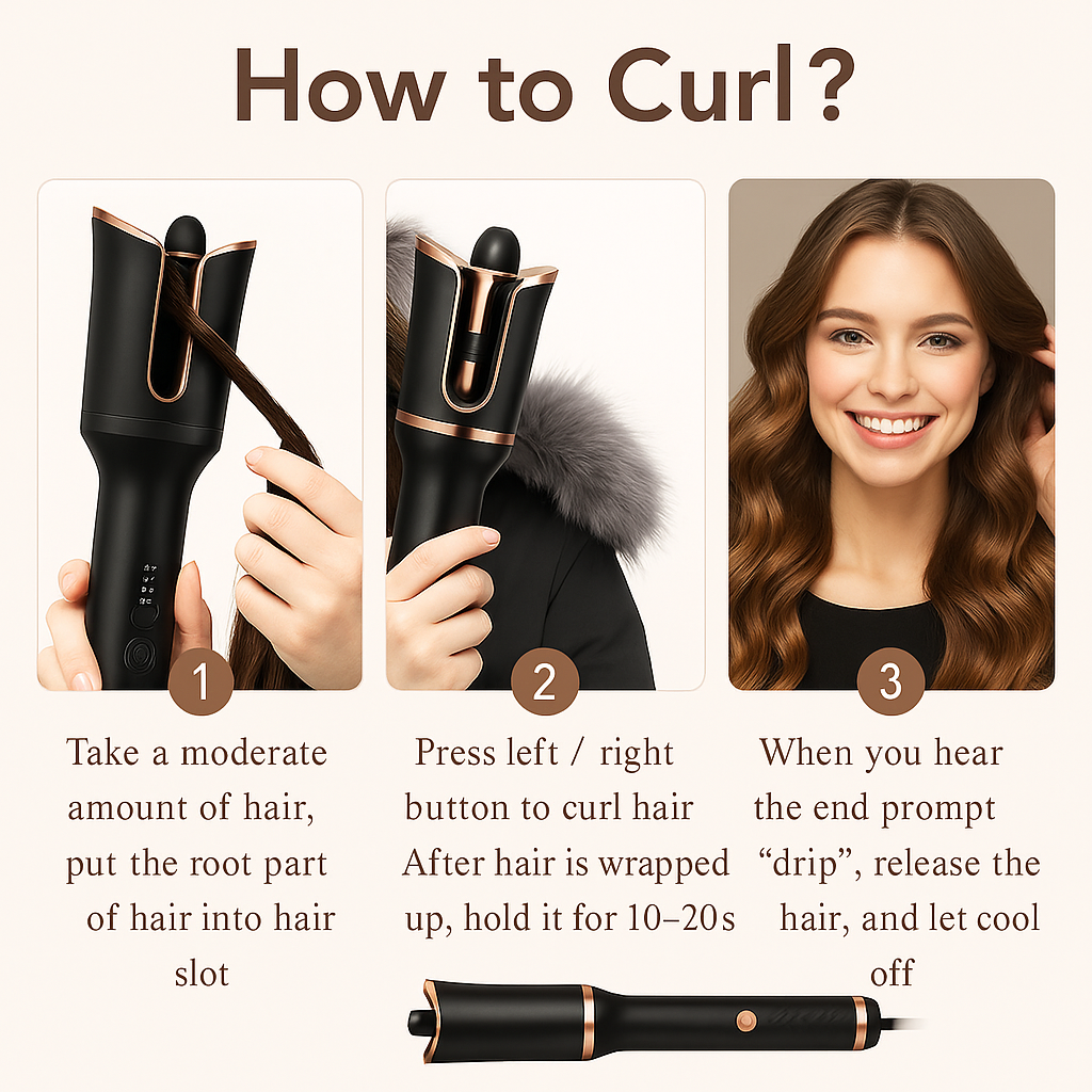 Automatic Hair Curler – Effortless Professional Styling