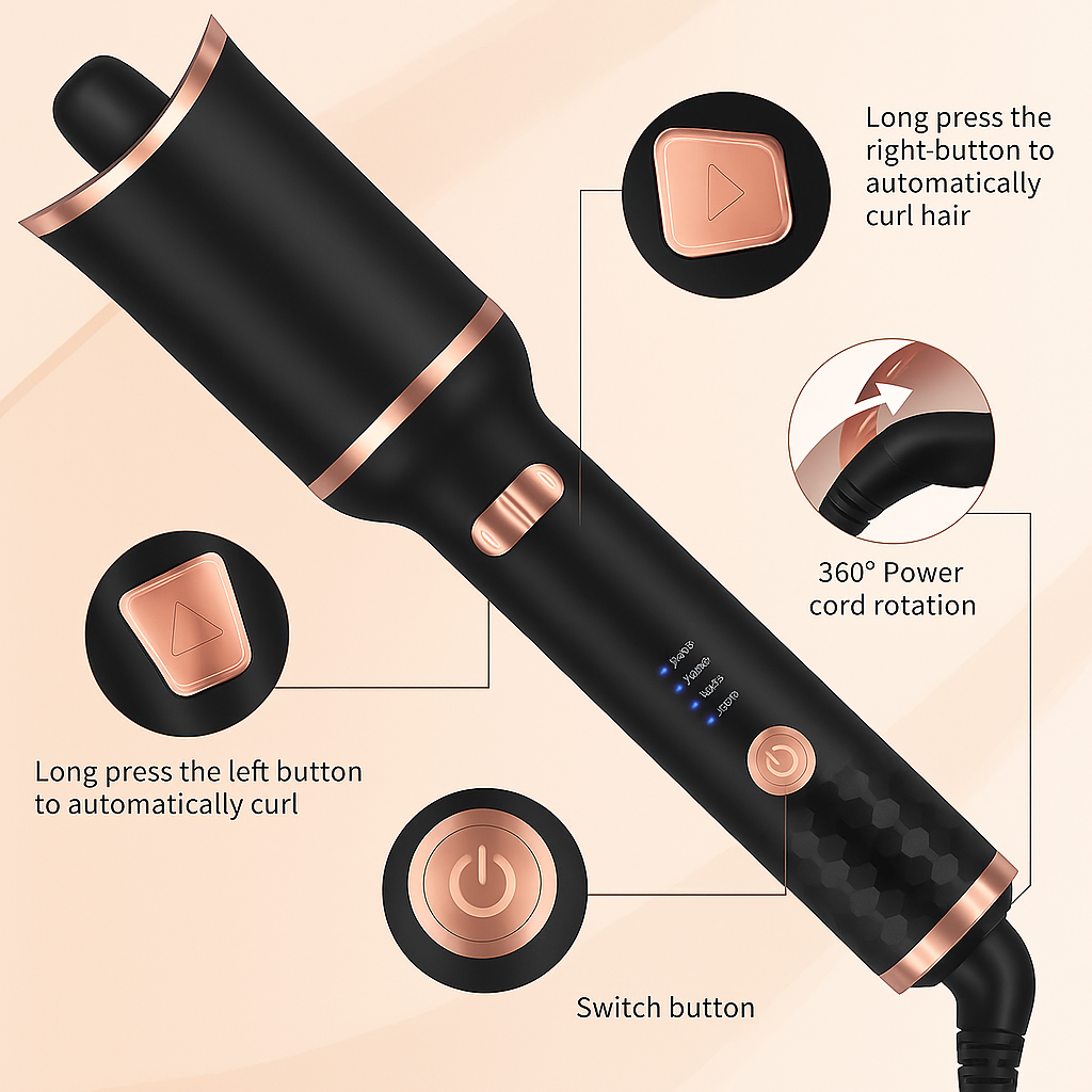 Automatic Hair Curler – Effortless Professional Styling