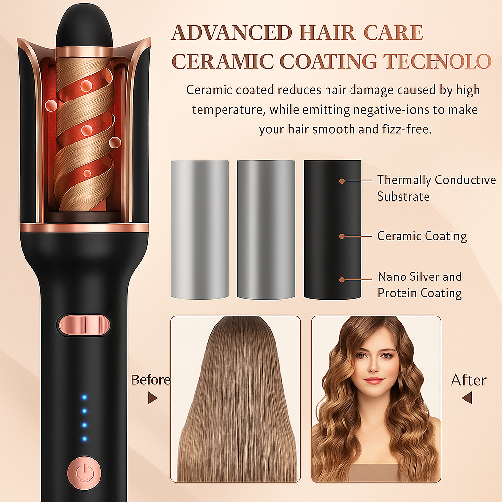 Automatic Hair Curler – Effortless Professional Styling