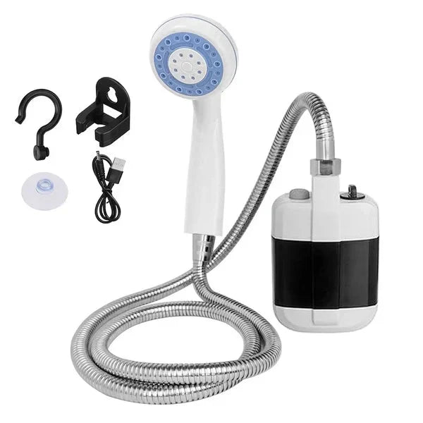 🚿Stay Fresh Outdoors✨Portable Camping Shower with Adjustable Flow – For Easy & Convenient Outdoor Cleaning!