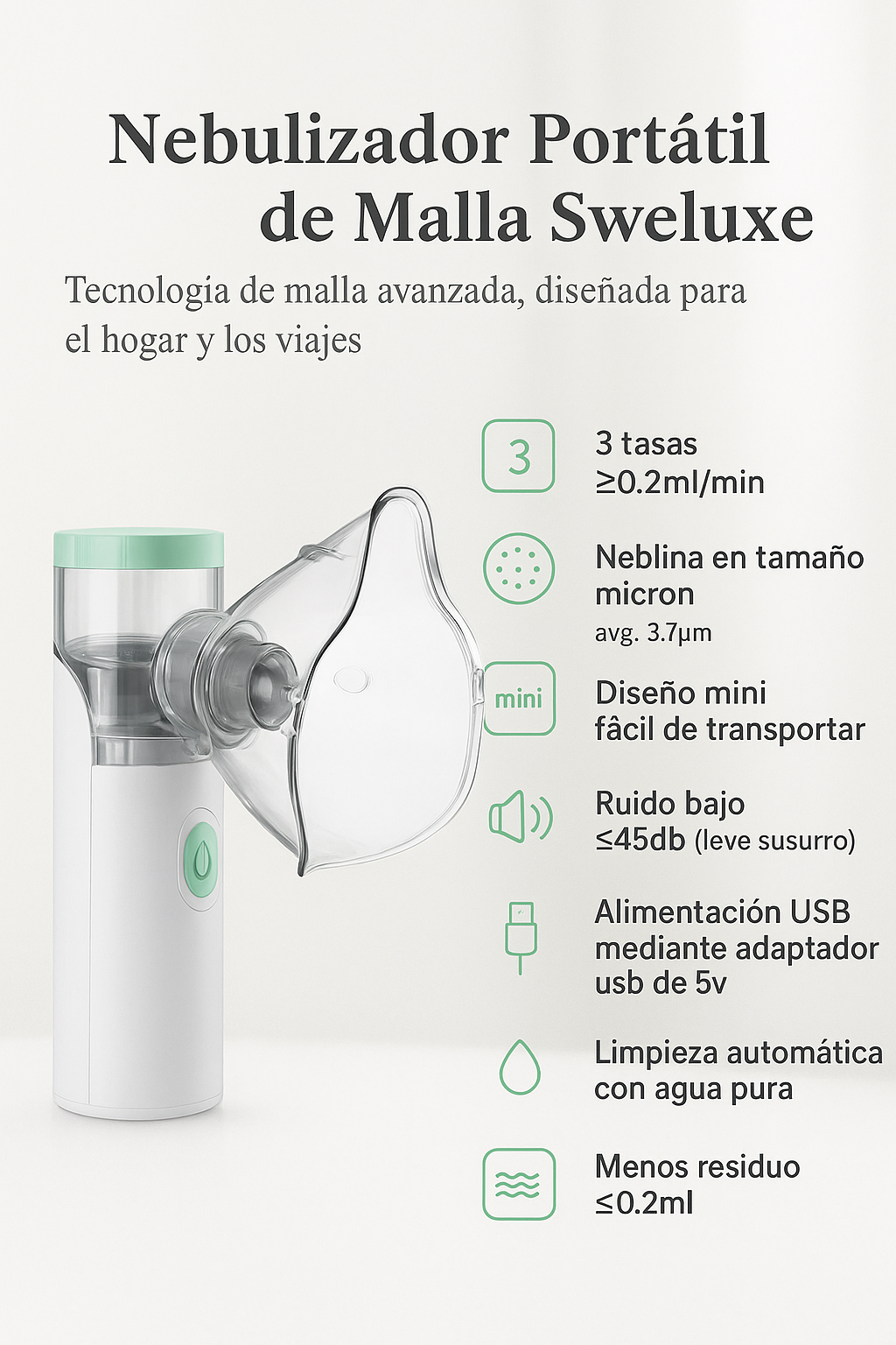 Nebulizador portátil